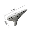 thumbnail image 2 of 12 Hole Ceramic Ocarina,hand Painting ,beginner Learning, Christmas Gift Style1, 2 of 5