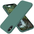 thumbnail image 1 of FFIY iPhone Xs Case/iPhone X Case,Ultra Slim Fit iPhone Case Liquid Silicone Gel Cover with Full Body Protection Anti-Scratch Shockproof Case Compatible with iPhone X/XS,Pink, 1 of 7