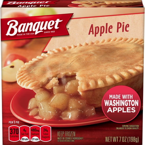 Banquet Apple Pie, Frozen Dessert, 7 OZ - Walmart.com - Walmart.com