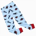 thumbnail image 5 of HCNTES Boys Pajamas Kids Boy Pajamas Set Toddler Fall Winter Sleepwear Graphic Cartoon Dinosaur Print Boys Long Sleeve Top Sleep Pants Set, 5 of 5