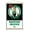 Premium Print and Beechwood Hanger Bundle, variant on NBA Boston Celtics - Logo 21 Wall Poster, 22.375" x 34"