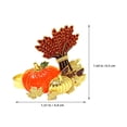 thumbnail image 2 of 4pcs Napkin Buckle Pumpkin Napkin Holders Banquet Napkin Rings Table Decorative Tissue Rings Serviette Buckle For Thanksgiving Dinner Fall Decor, 2 of 8