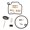 Repair Kit + Accel Pump, variant on CarbForge Motorcycle Carburetor Rebuild Kit for Honda VTX1300S 2003-2007 1300cc