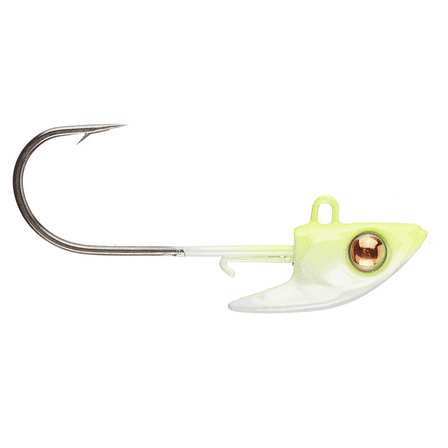 Damiki Rig Jig Heads Chartreuse 3/8oz 2/0