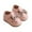 Pink, variant on Xfvqtps Toddler Infant Girls Squeaky Sandals Bowknot Flower Embroidery Close Toe Princess Soft Sole Non Slip Comfortable Spring Newborn First Walker Crib Leather Flats for 3-18 Months Pink