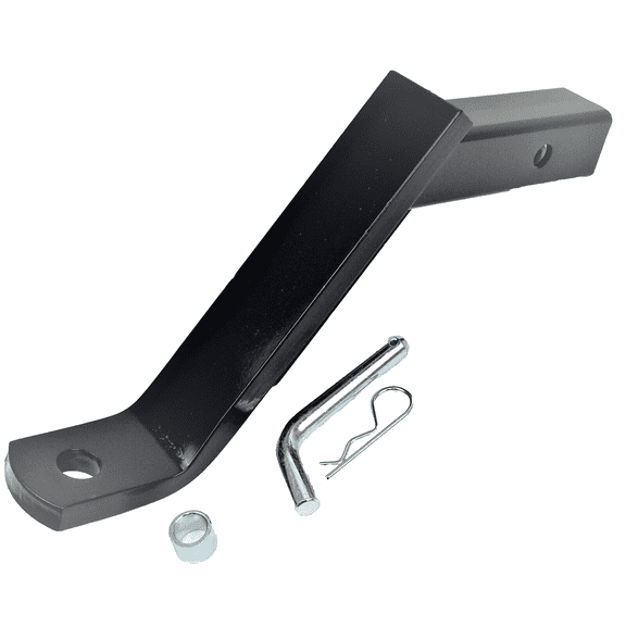 Heavy Duty 8" Drop Hitch Ball Mount for 2" Receiver - 5,000 lbs GTW, 500 lbs Tongue Weight, Includes Locking Pin