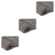 thumbnail image 4 of Naiovety Alfombrilla lavable a máquina con alta capacidad de absorción Exquisita chenilla hecha a mano Baño seguro Gris profundo 24 * 36 Type1 NO1, 4 of 6
