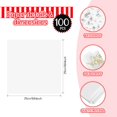 thumbnail image 3 of Papel para fiestas de carnaval Rtteri Food Trays, 100 unidades, con forro rojo, 3 of 7