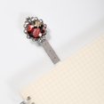 thumbnail image 2 of Peony Vintage Silver Lace-Edged Bookmark: a Stylish Gift for Readers and Book Lovers with a Touch of Elegance - Reading Accessory and Book Essential, 2 of 5