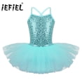 thumbnail image 2 of Traje de baile de bailarina para niñas, tutú de ballet, ropa de baile para adolescentes, leotardos de gimnasia para niñas, vestido de ballet profesional, 2 of 5