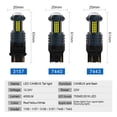 thumbnail image 3 of 2PCS 75LED Car Motorcycle Brake Light 1156 1157 7440 7443 3156 3157, 3 of 10
