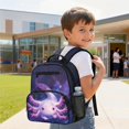 thumbnail image 3 of Uorisanigo Galaxy Axolotl School Backpack for Girls Ages 5-9, Large Capacity Daypack with Adjustable Shoulder, Breathable Elementary Bookbag for Hiking Camping, 3 of 7