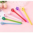 thumbnail image 2 of 10 Stylos Gel Fleur (les Couleurs Mlanges Seront Envoyes Au Hasard) Ensemble De Stylo Gel Fleur Dessin Anim 0,5 Mm, Adapt Aux Tudiants Adultes, 2 of 5