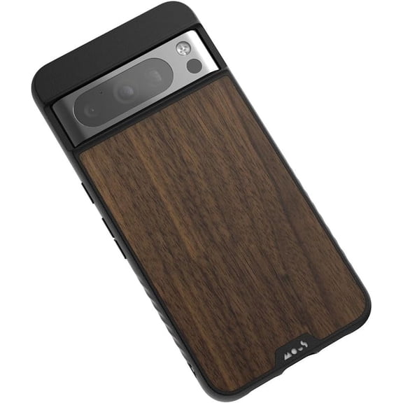 Mous for Google Pixel 8 Pro Case MagSafe Compatible - Limitless 5.0 - Walnut - Protective Pixel 8 Pro Case - Shockproof Phone Cover