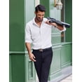 thumbnail image 3 of COOFANDY Men Dress Shirt Long Sleeve Button Down Shirts Wrinkle Free Business Casual Tops, 3 of 6