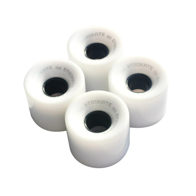 4 Pieces Skateboard Wheel Chic Design Sporting Equipment Craftsmanship Handy Installation Skate Motion Universal Skate Motion White