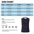 thumbnail image 4 of Disketp Copper-Gold Gloss Outline Flower1 Sleeveless Tshirts for Men, Muscle Shirts for Men Dry Fit Tank Top-Large, 4 of 5