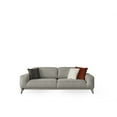 thumbnail image 3 of Sofa Bed with Pillows, Light Grey Linen Convertible Sleeper Couch, Modern Living Room Furniture, 3 of 7