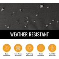 thumbnail image 5 of Protective cover for outdoor TV, terrace and garden screens and televisions - Waterproof and resistant - Black - 22inch-24inch - Compatible with a sta, 5 of 5
