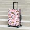 thumbnail image 6 of Fuzoiu Pink Butterfly Daisy Print Suitcase Cover,Washable Luggage Covers for Suitcase,Elastic Luggage Protector Cover,Scratch Resistant Travel Suitcase Covers-Large, 6 of 7