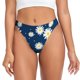 thumbnail image 1 of Balery Daisies Flowers Tangas de Algodón para Mujer con Estampado – Ropa Interior Sexy, Transpirable, G-string-Medium, 1 of 6