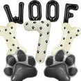 thumbnail image 4 of Dog Themed Balloons - 8th Birthday party decorations,40 "number 8 foil balloons, Paw and bone balloons,WOOF letter balloons, paw print stickers, suitable for pet dog birthday party supplies, 4 of 16