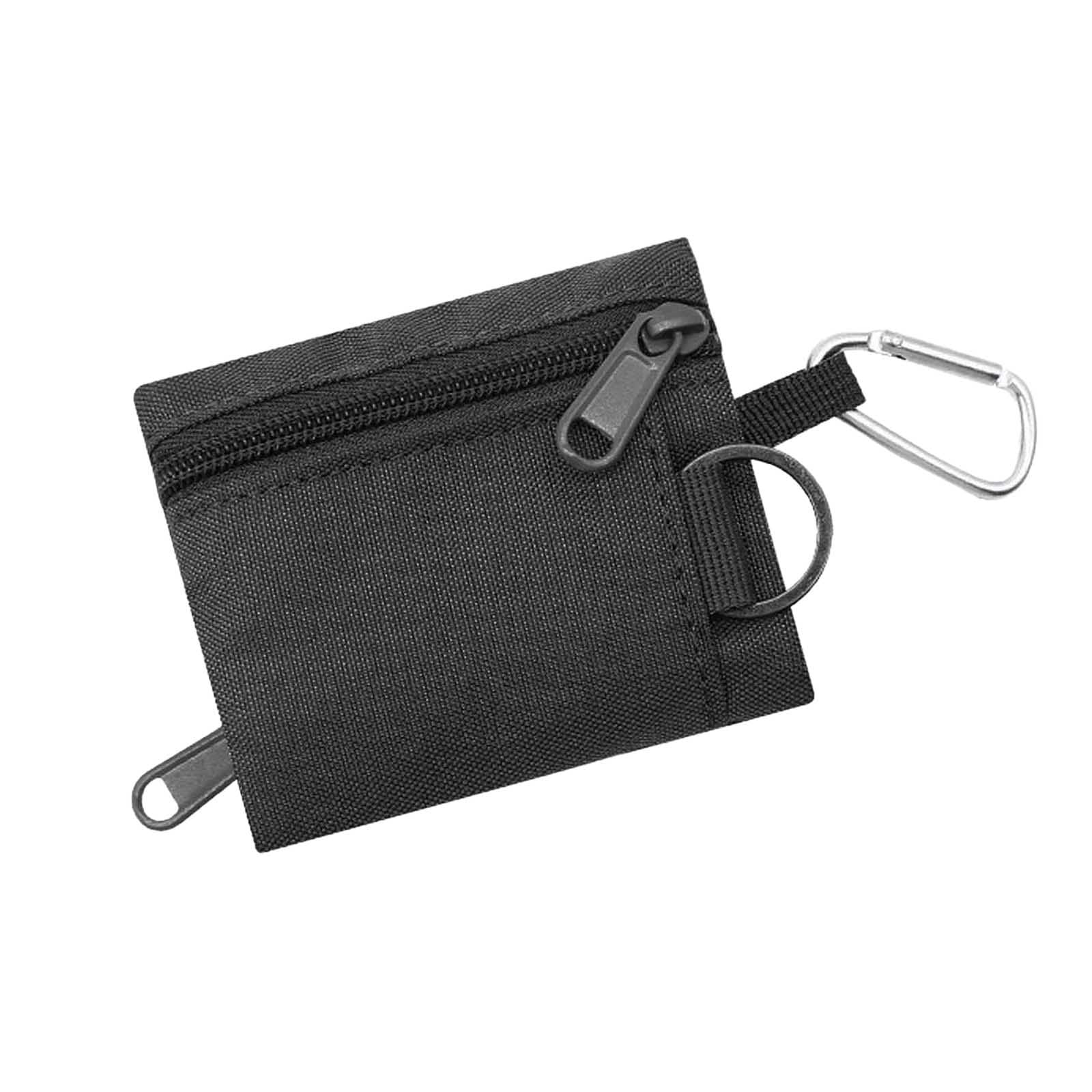 Dual Clasp Leather Coin Purse, Geunine Leather, Features Dual