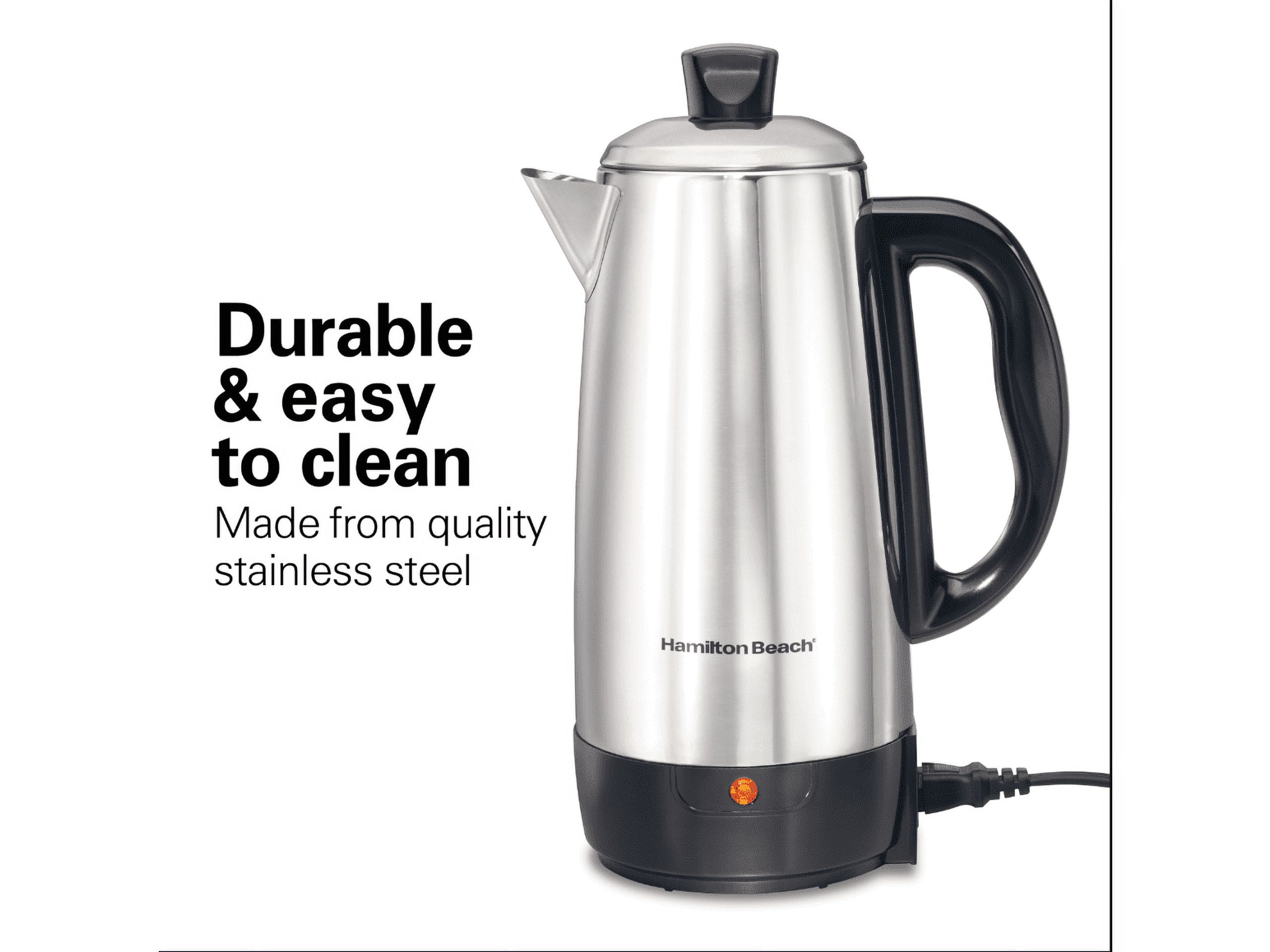 Hamilton beach 12 top cup electric percolator