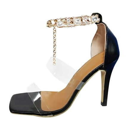 

Fashion Women s High Heels Breathable Lace-up Shoes Casua Sandals Black Thigh High Heels for Women High Heel Flip Flops for Women