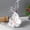 White, variant on 1pc Lotus-Shaped Incense Cone Burner, Multipurpose Home Decor Item Suitable for Yoga & Meditation