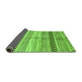 thumbnail image 2 of Ahgly Company Indoor Round Abstract Green Modern Area Rugs, 7' Round, 2 of 4