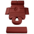 thumbnail image 5 of Royal Massage Deluxe 10pc Prenatal Pregnancy Comfort Cushion Set - Massage Therapy for Pregnant Women (Burgundy), 5 of 6