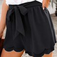thumbnail image 4 of uublik Comfy Shorts for Women Loose Super Soft Lounge Shorts Black, 4 of 5