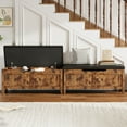 thumbnail image 2 of AKDSteel Wooden Storage Chest, Lift-Top Shoe Bench With Padded Cushion And Safety Hinges For Entryway, 2 of 8