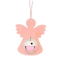 thumbnail image 1 of Inteprter Colgante colgante decoración de árbol de Navidad colgador de pared DIY Prop adorno de puerta diseño lindo boda artesanía de dulce Kits de decoración para fiestas Forma de ángel Inteprter HA070252-04B, 1 of 6