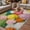 Multi, variant on Watercolor Chrysanthemum Outdoor Rug for Patio/Deck/Porch, Non-Slip Large Area Rug 4 x 6 Ft, Vintage Abstract Oil Painting Floral Indoor Outdoor Rugs Washable Area Rugs, Camping Rug Carpet Runner