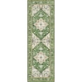 thumbnail image 2 of Washable Runner Rug x Boho Vintage Hallway Rug Runner with Rubber Backing Stain Low Pile Faux Wool Distressed Carpet Runner for Bedroom Kitchen Laundry Entrance, 2 of 7