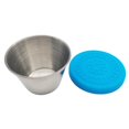 thumbnail image 2 of Cheers.US 70ml Salad Dressing Containers, Small Condiment Containers with Leakproof Silicone Lids, Kids Sauce Dipping Cups Stainless Steel Mini Dips Food Storage for Lunch Box Picnic Travel, 2 of 3