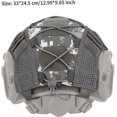 thumbnail image 2 of Helmet Cover Mesh Helmet Cover Accessories for Airsoft Paintball Gear Grey ACU Style Lightweight Durable Design, 2 of 5