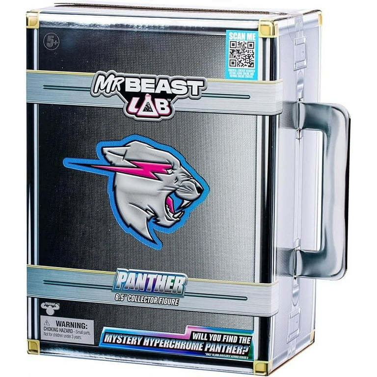 MrBeast Lab Beast Mutation Chamber NEON Panther Figure