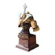 thumbnail image 3 of Casco samurái japonés, miniatura, decoración de escritorio para el hogar y oficina, colección, adorno de estatua rústico decorativo, 3 of 9