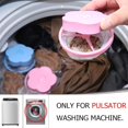 thumbnail image 3 of Huggegwe 10 Pcs Filtre de Machine à Laver, Sac en Maille Flottante Réutilisable en Forme de Prune, Attrape-Peluches Portable pour Maison (Rose) CJB91-37102, 3 of 9