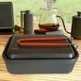 thumbnail image 4 of Fiambrera con tapa con mango antiescaldado, cajas de comida de 900ml para Almuerzo Bento Box para acampar, senderismo, viaje, Picnic, 4 of 9