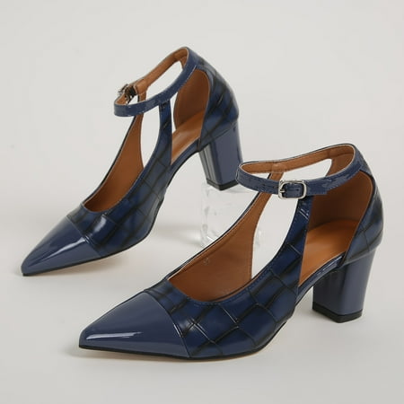 Women s Stylish Party Dress Shoes  High Heels  Pointed Toe Ankle Strap