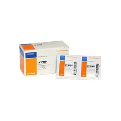 SM59421200 - IV Prep Antiseptic Wipes - 50 count