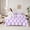 Purple, variant on Homewish Watercolor Floral 7-Piece Twin Bedding Sets,Cute Daisy Flower Bedding Comforter Set,White Orange Sheet Sets For Girls Teens,Luxury Bedroom Decor Reversible