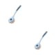 thumbnail image 1 of Ounissouiy Cepillo de limpieza de cocina, sartenes de mango largo de plástico, depurador de aceite para manchas, bola de alambre, accesorios de limpieza de Type2 NO2 Ounissouiy CBP485536, 1 of 6