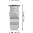 thumbnail image 5 of Desagüe de piso de silicona gris de 3 piezas, desagüe de piso de ducha de silicona, desagüe de piso antiobstrucción, gran apertura, a prueba de olores, para cocina, baño, inodoro, 5 of 5