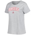 thumbnail image 4 of Women's Profile Black/Heather Gray Los Angeles Angels Plus Size T-Shirt Combo Pack, 4 of 5