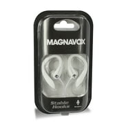 Magnavox White Earhook Headphones with Microphone MHP4854WT